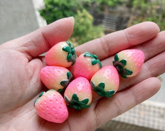 BEEFLYING Breloques Colorées En Résine Opaque à Dos Plat En Forme