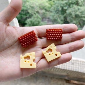 Resin Flatback Cabochons cute Honeycomb Cabochon Decoration DIY Embellishments Accessories Children Hair Bow Deco