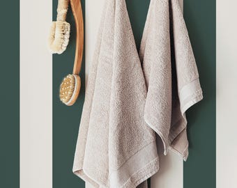 Dark Green Cabana Stripe Removable Wallpaper, Pre-Pasted or Peel and Stick perfect for Powder Room or pool house.