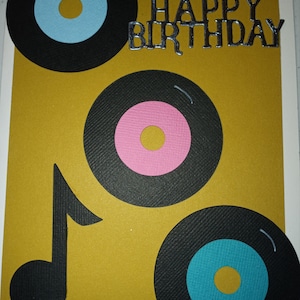 Tarjeta de cumpleaños de música