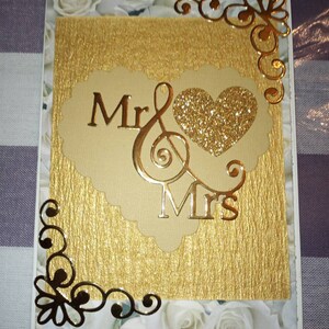 Wedding greeting card