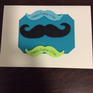 Mustache Father's Day Card
