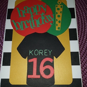 Carte d'anniversaire GARÇONS
