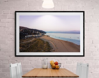 ABERDYFI - Unframed, Framed or Canvas Premium Print NORTH WALES - Photo Wall Art  - Aberdovey- Snowdonia - Home Decor - Drone photography