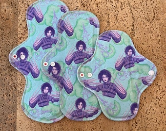 Curvy classic scissor guy bamboo lycra cloth pads; multi length/absorbencies available