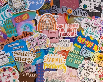 Inspirational Quote Stickers Mystery Bag