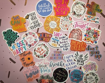 Mini Inspirational Stickers Mystery Grab Bag