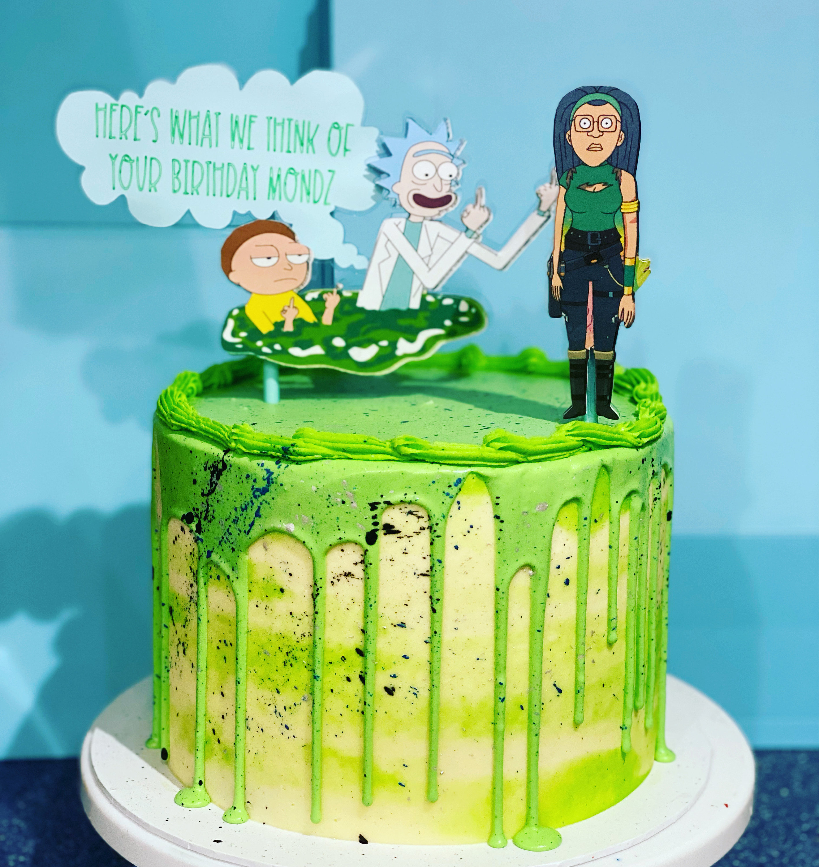 Custom Rick and Morty Cake Toppers - Etsy