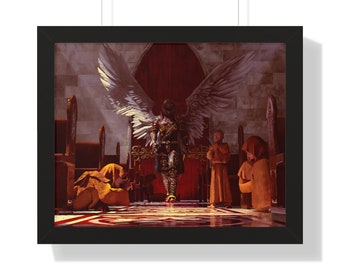 The Judgment Framed Poster | Angel Knight Art Print