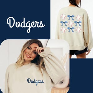 Sweat-shirt ras du cou Dodgers, LA Baseball, Série mondiale