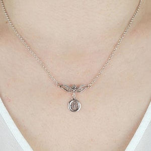 925 Sterling Silver Choker Pendant Necklace Filigree Art Tree of Life Women Choker Pendant Necklace Luxurious Gift Boxed