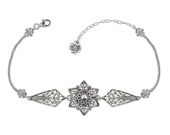 Silverly Collana con Catena a Palline da 3mm in Argento 925 per Donna | Collana con Perline in Argento Sterling da 20,5 Pollici per Stratificazione | Filo di Perline a Sfera Semplice