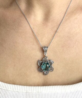 ONEFINITY Collana Rana Con Foglia Di Loto – Argento 925, Ipoallergenica, Ciondolo Smaltato, Regalo In Scatola