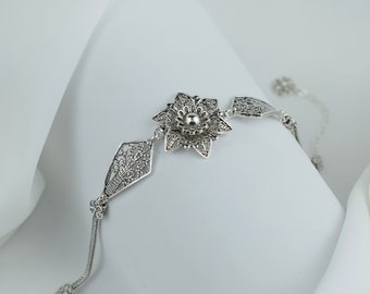Silverly Collana con Catena a Palline da 3mm in Argento 925 per Donna | Collana con Perline in Argento Sterling da 20,5 Pollici per Stratificazione | Filo di Perline a Sfera Semplice