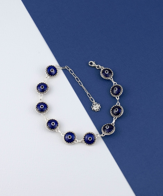 Pulsera De Ojo Malvado De Oro De 14 Quilates: Amuleto De Pro | Cuotas