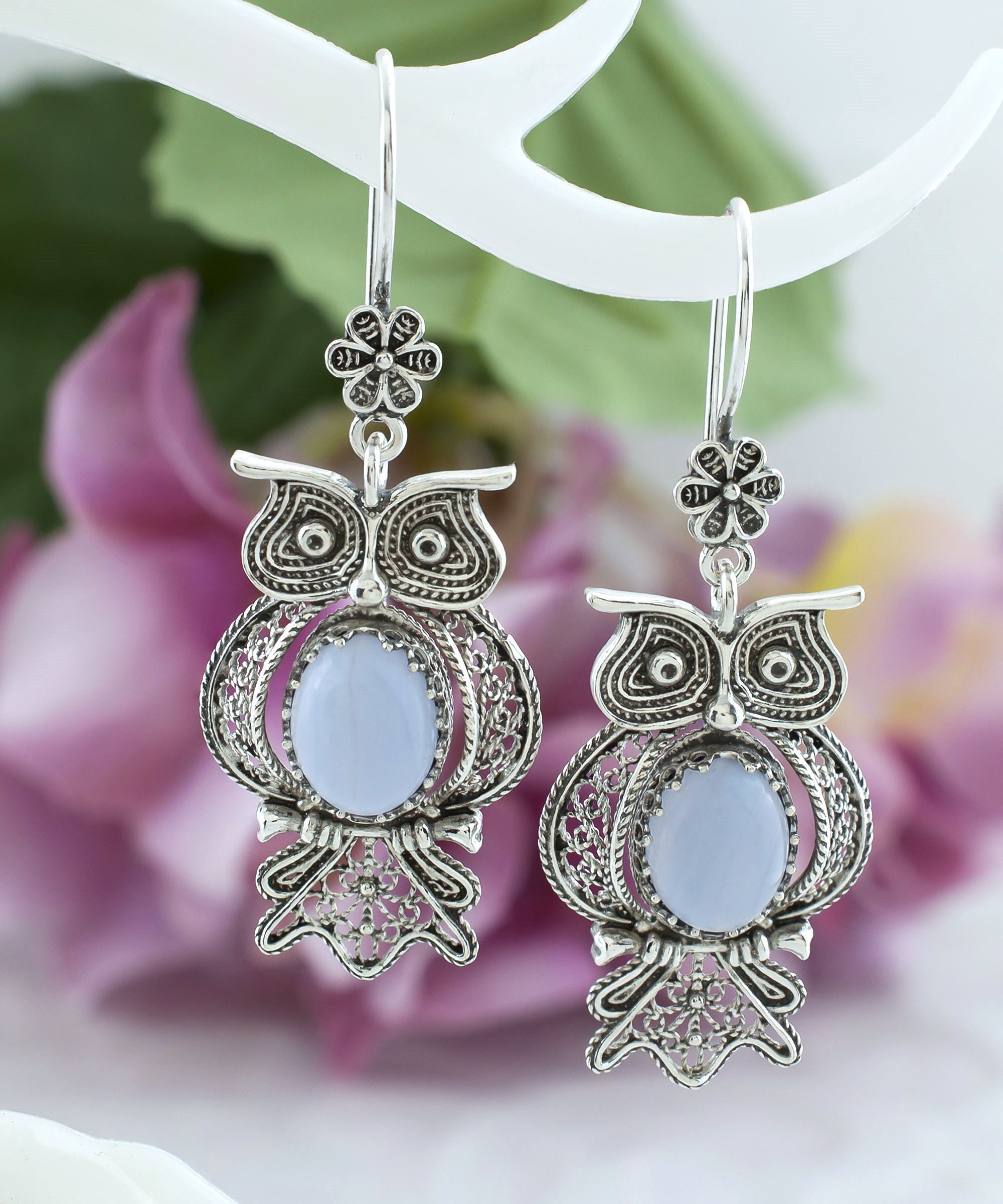 Anello n argento sterlng 925 con malachte naturale tempestato d