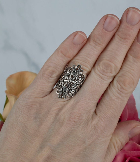 Anello Argento Filigrana Sarda - Foto 12