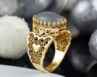 Lapis Lazuli Gemstone Gold Plated 925 Sterling Silver