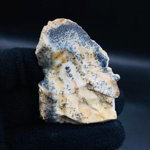 Natural Dendritic Opal Rough Slab, Dendritic Slice, Healing Gemstone