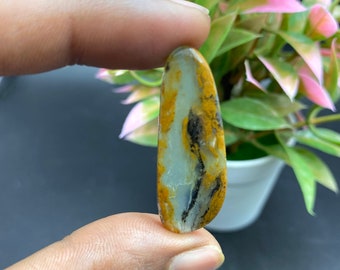 AA + Top Schöner Peru Opal 100% Natürlicher Blauer Peruanischer Opal Edelstein Top Qualität Peruanischer Opal Cabochon Halbedelstein