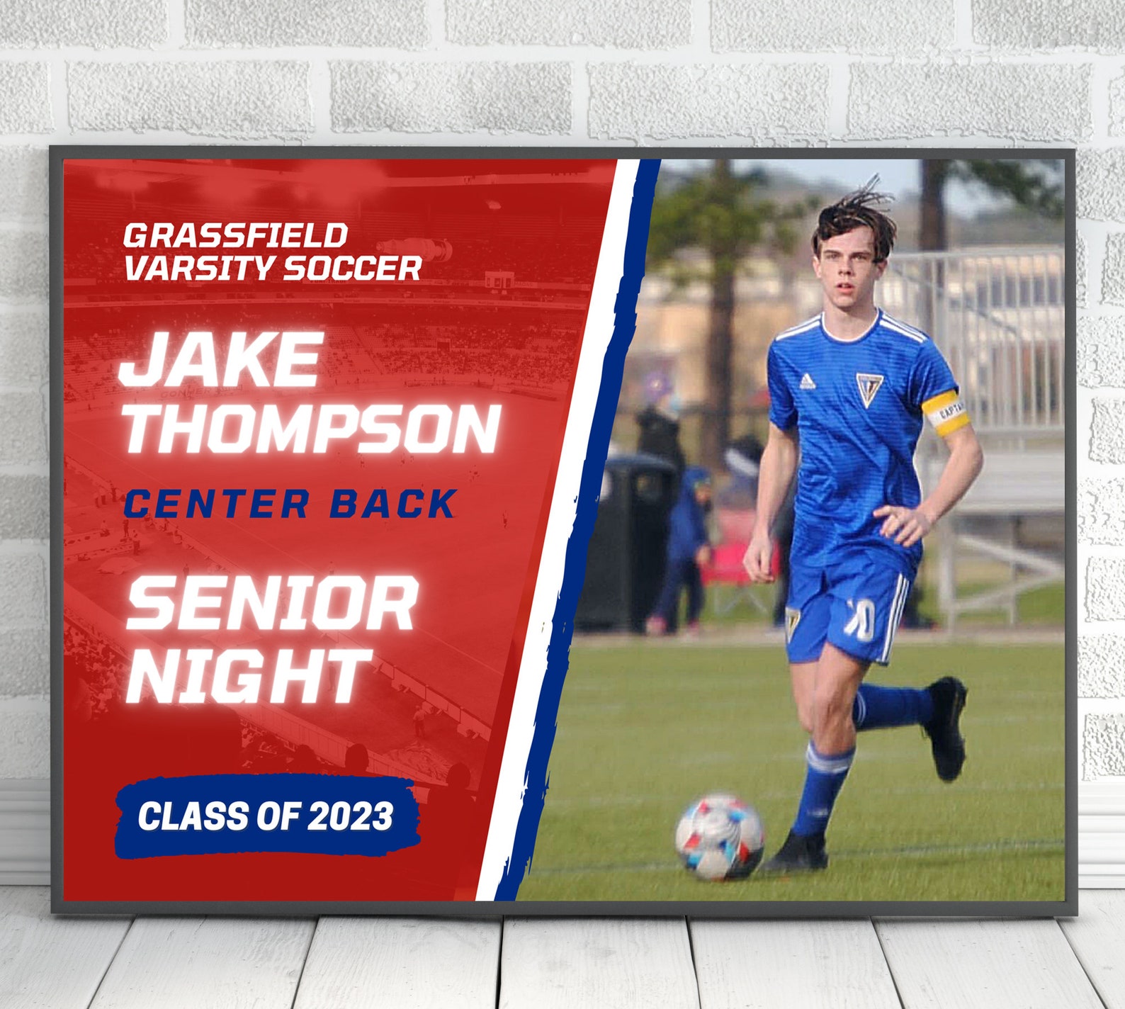 Senior Night Soccer Poster Soccer Senior Night High School Etsy