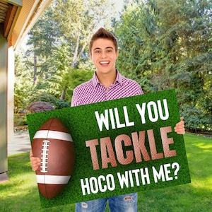 Homecoming Proposal Poster, Football Theme Hoco Proposal, Hoco Proposal Ideas