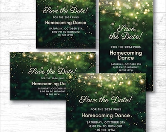 Enchanted Garden Social Media Templates: Homecoming, Prom & Event Designs (Digital Download)