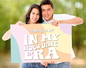 Proposal Poster for Homecoming Promposal Idea In My Hoco Date Era Printable Poster