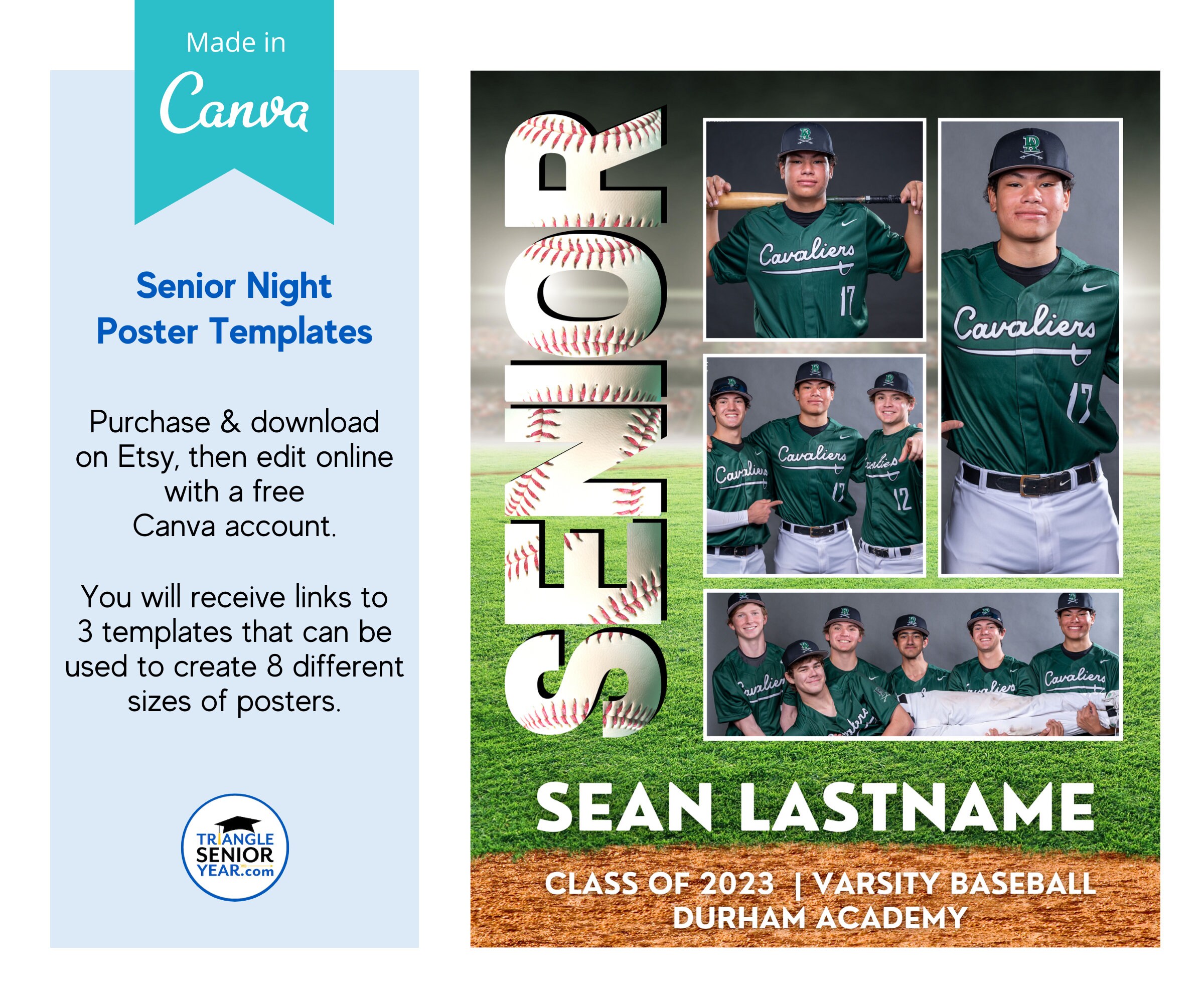 Baseball Senior Night Poster 68 - xepdsla