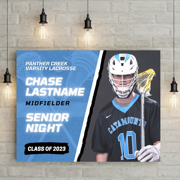 Senior Lacrosse Etsy