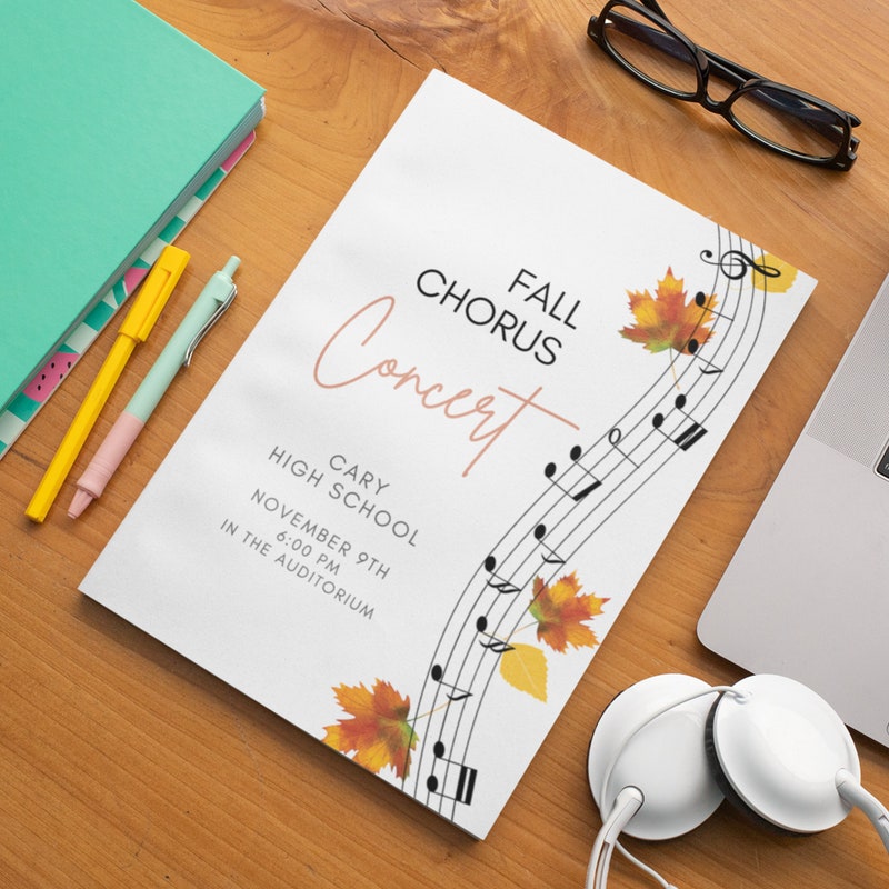 Concert Booklet Program - Etsy