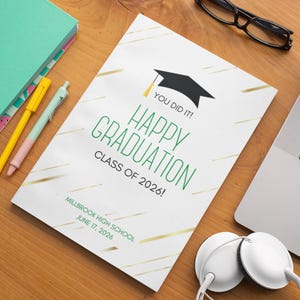 Modelo de Programa de Formatura 2026, Programa da Cerimônia de Formatura, Ensino Médio, Ensino Fundamental II