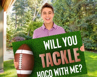 Promposal Poster for Homecoming, Football Theme Hoco Invitation, HomecomingProposal Ideas