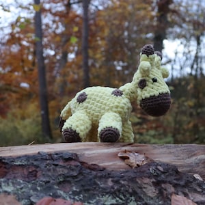 Crocheted giraffe