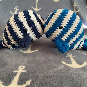 Whale crocheted