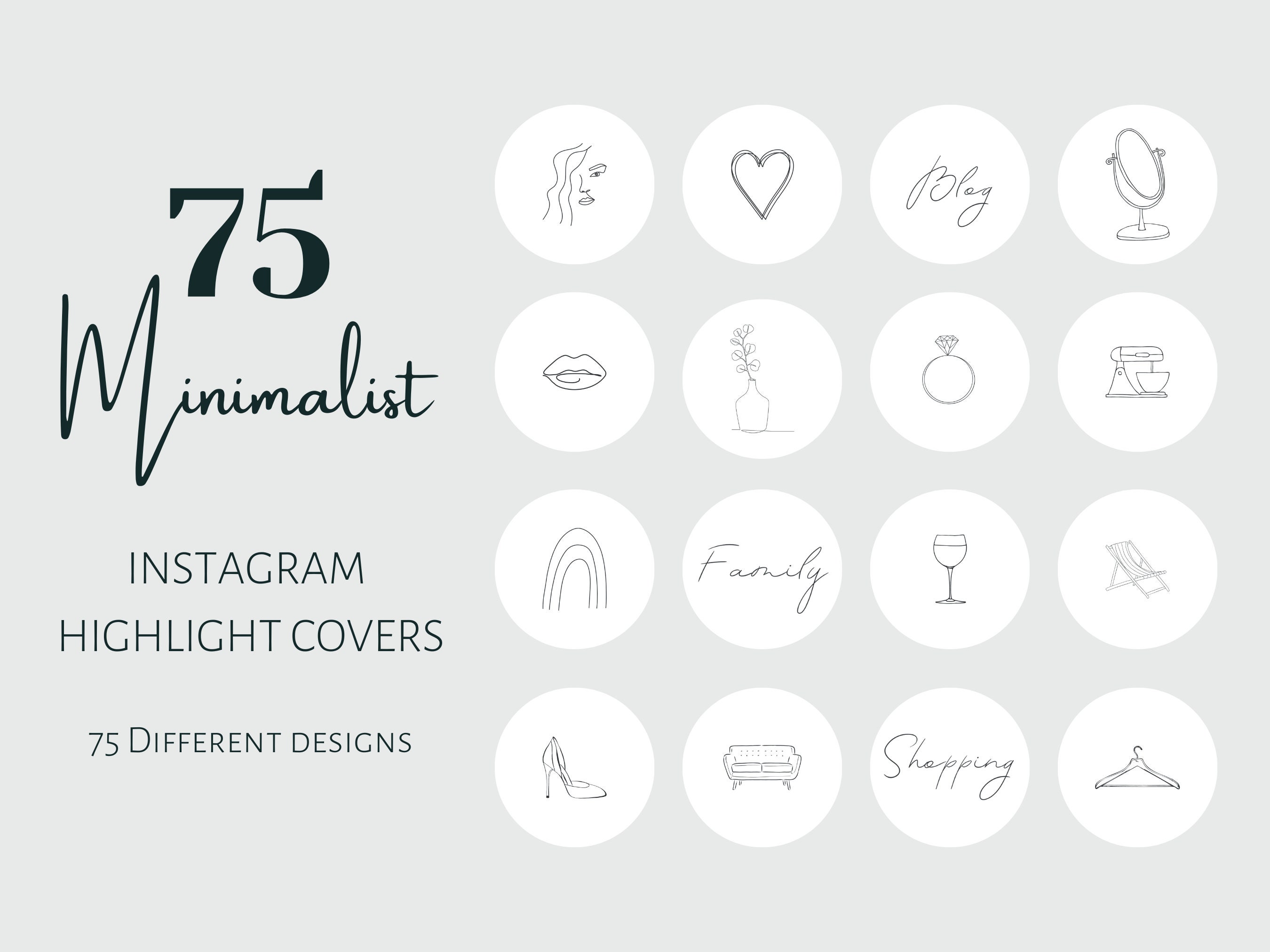 White Instagram Highlight Covers Instagram Highlight Cover White White