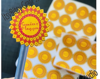 Custom Desi Wedding Stickers, desi wedding favor tags, desi wedding labels, mehndi favor stickers, dholki stickers, mayon stickers