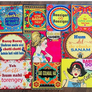 Bollywood party photo booth props, Bollywood party props, Desi wedding props, Indian style props, Mehndi props, Fun party props, Haldi props