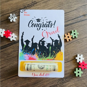 Graduation Money Card Holders, Graduation Cash Holder, Congrats Grad money holder, Graduation gift card, Grad 2023 gifts, Congrats Grad 2023