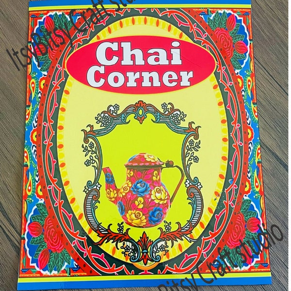 Chai props, Desi wedding chai props, Tea signs, Tea party, Chai cart, Chai ki dukaan, Paan sign, Dilpasand paan, Truck art props, chai wala