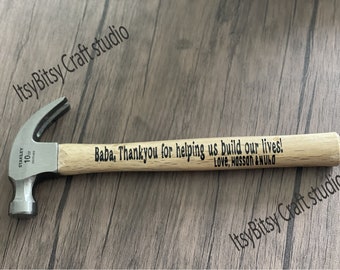 Personalized Father's Day Hammer, Father's Day Gift, Hammer, Personalized Hammer, Gift for Dad, Father's Day Hammer, Personalized Hammer