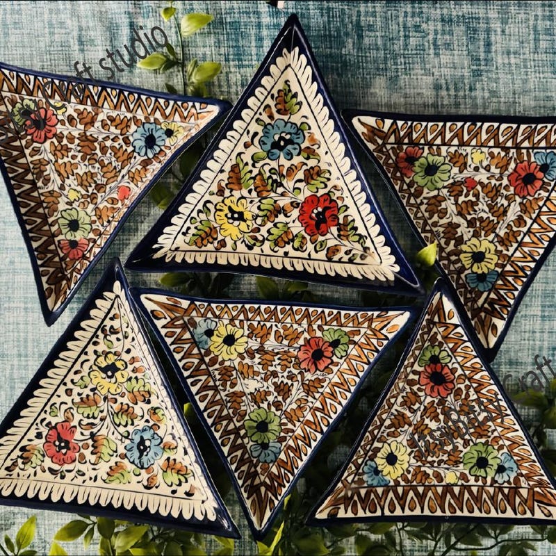 Multani Handmade Multani Plates - Etsy Canada