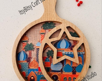 Ramadan charcuterie board, Ramadan board, Ramadan tray, Islamic tray, Islamic printed board, Ramadan gift, Ramadan serving board, Decor only