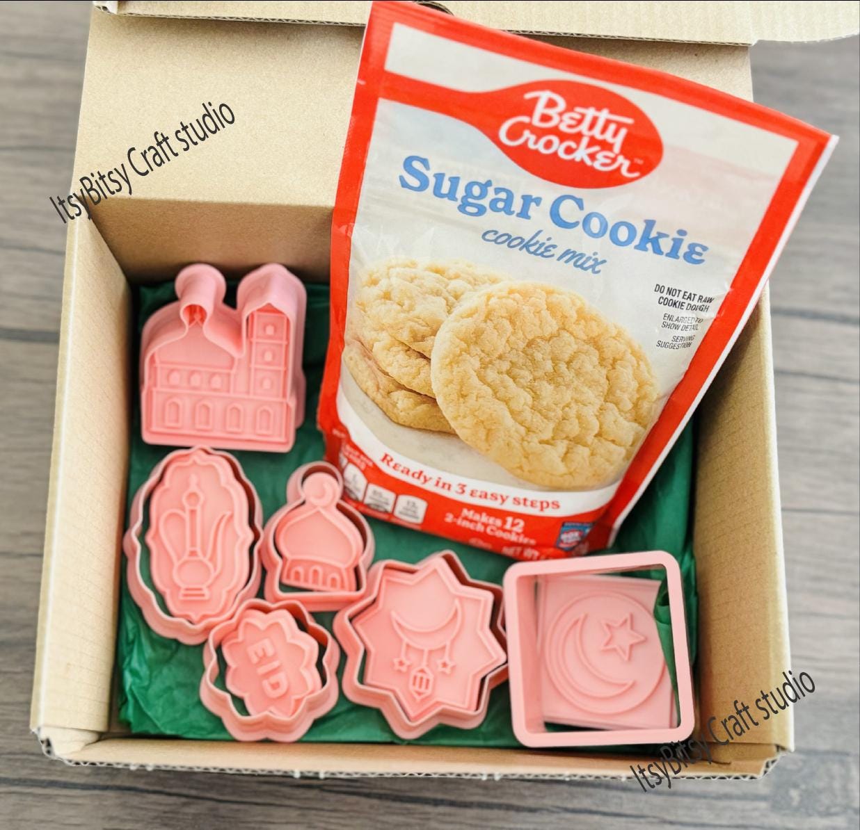 Ramadan cookies set, Ramadan kids gift box, Eid kids gift box, Islamic cookie cutters, Cookie cutter set, Muslim kids favors, Ramadan crafts