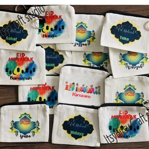 Sacchetto portamonete personalizzato, sacchetto porta soldi Eidi, sacchetto porta monete per bambini, sacchetto porta soldi Eid, porta soldi Eid, porta Eidi, porta soldi per bambini