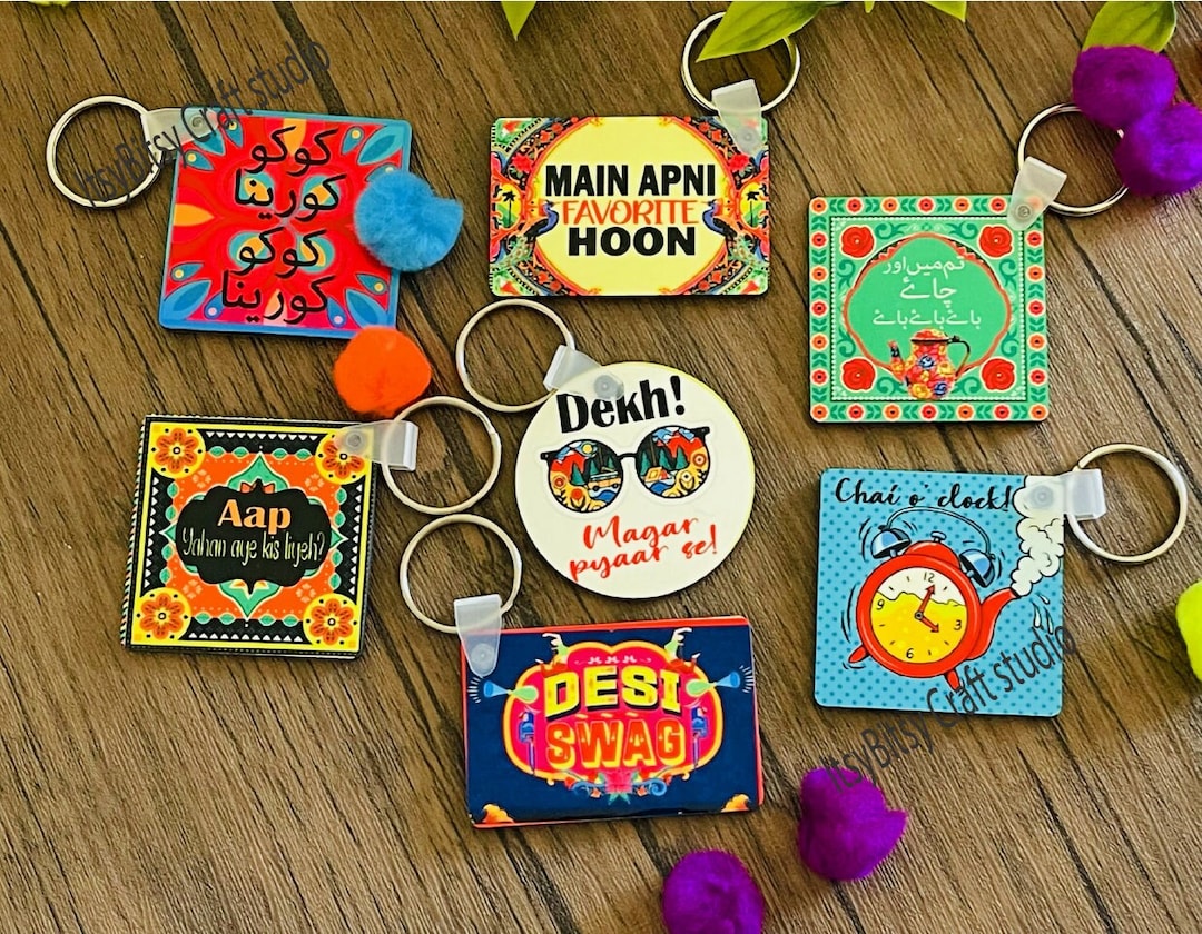 Pakistan Keychains, Custom Keychains, Personalized Keychains, Truck Art Keychains, Ramadan Gifts