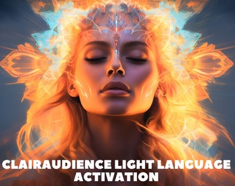 Clairaudience Light Language Activation | 3rd Eye Light Codes