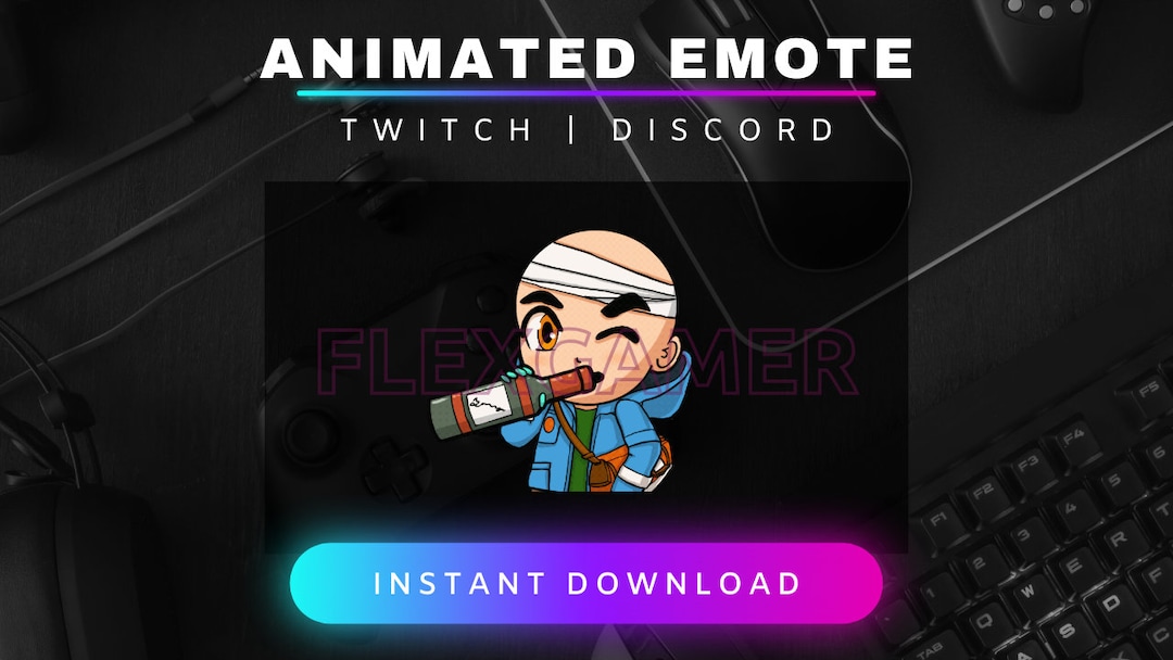 Boozy Animation Animated Boozy Sanitar Emote: Tarkov Style Twitch/discord Stream (GIF ...