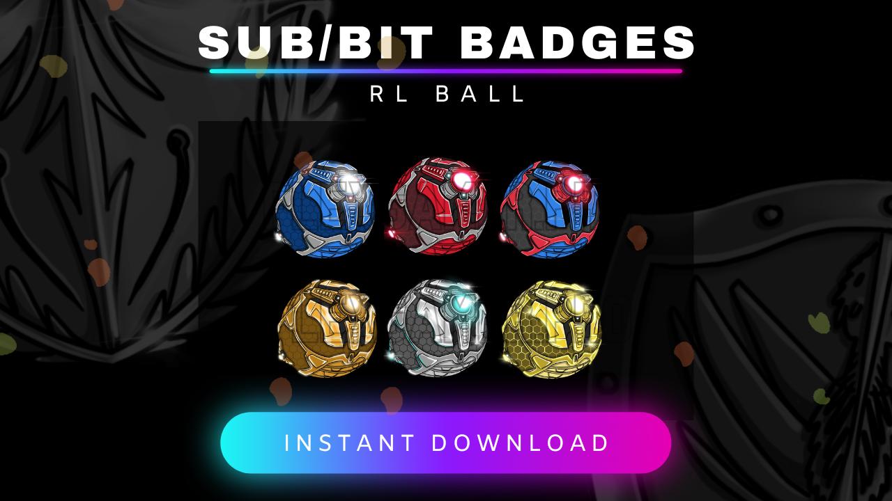 Twitch Rocket League Sub Badges