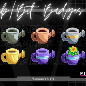 Inscrições para assinantes/bits do Twitch &#39;Stardew Valley Watering Can&#39;